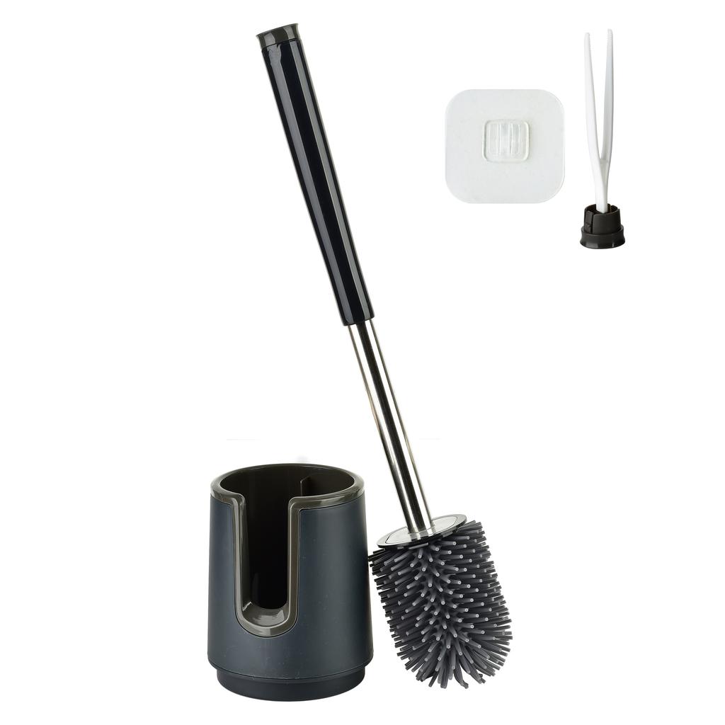Eda Silicone Szczotka Wc Czarna 10X41 Cm Tpr