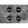 Set of 4 Black Range Rover Overfinch Alloy Wheel Caps 63mm