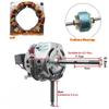 Electric Fan Motor 220V Copper Wire Dual Ball Bearing High Speed Replacement Motor for Home Fan Repair