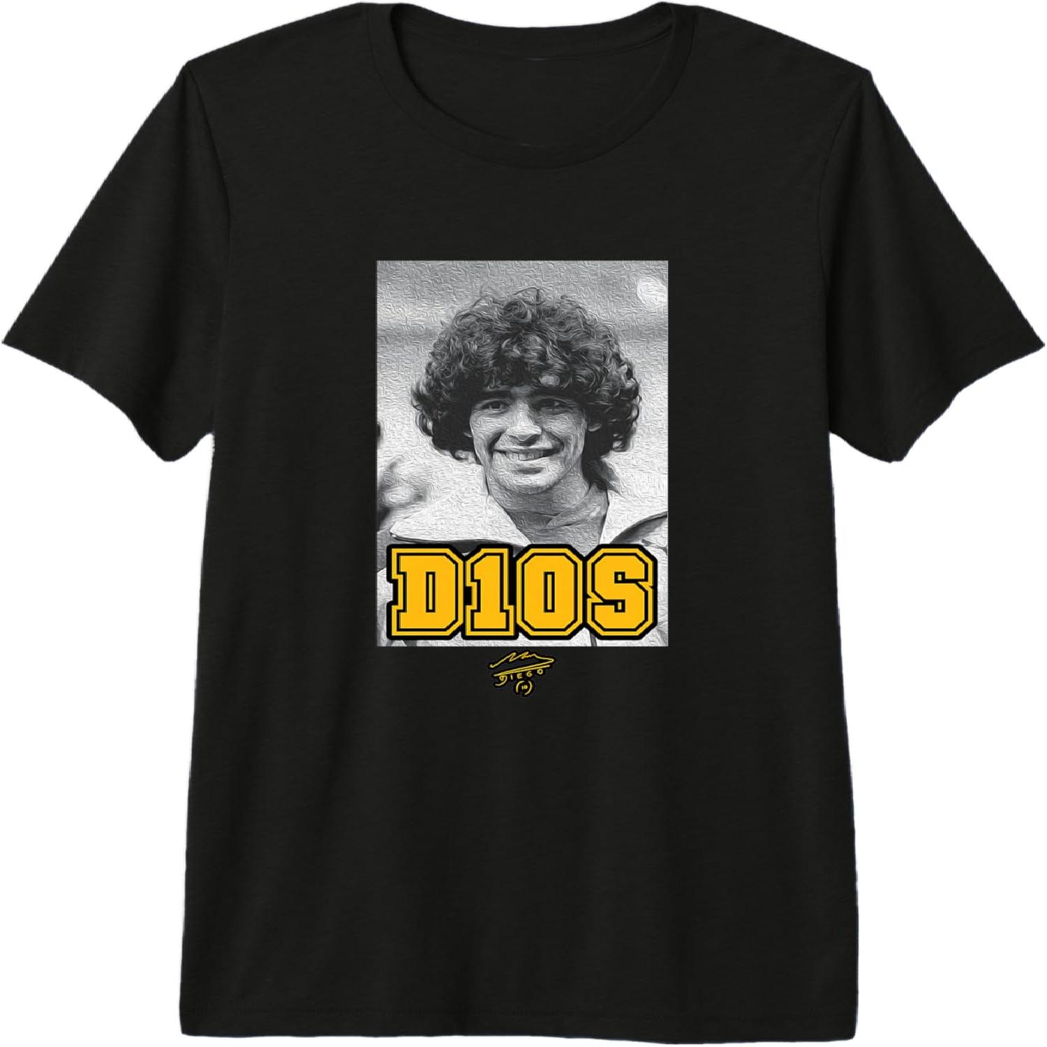 Maradona D10S Sonrisa Premium Tri-Blend T-Shirt S разноцветный