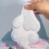 Squishy Cat Paw Large Toy, Handmade Purple Cat Squeeze Toy for Stress Relief, Giant Soft Cat Paws Stress Ball