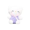 Adorable Plush Cat Keychain With Cute Bow Soft Pp Cotton Mini Cat Doll