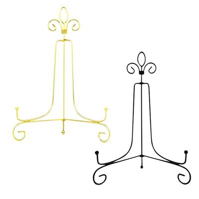 Foldable Plate Stands Iron Photo Pedestal Durable Book Holder Bowl Picture Frame