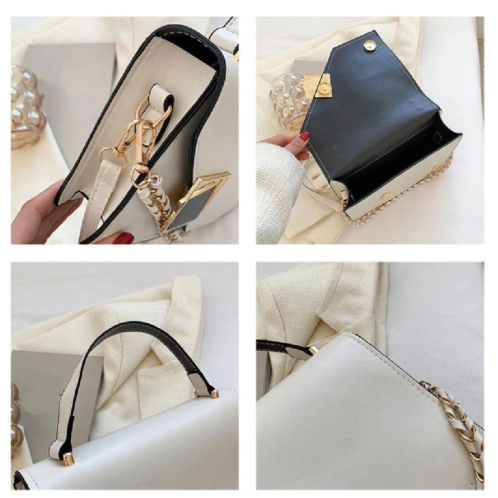Elegant Woman's Crossbody Bag Korean Style Small Square Bag Trendy Single Shoulder Bag  Gift