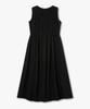 Bobeu Shirred Crinkle Sleeveless Dress_Black 7156237001