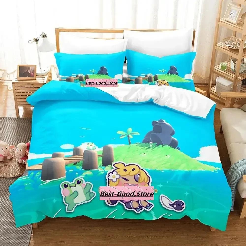 Här kommer Niko! Sängklädesset Enkelt Twin Full Queen King Size Sängset Vuxen Barn Sovrum Påslakanset Anime parure de lit Säng