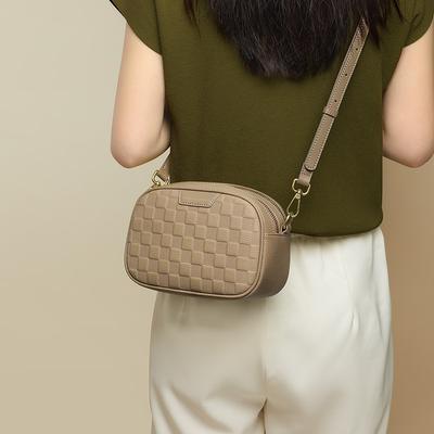 Bag Women'S Leather Women'S Bag Autumn Crossbody Bag Premium Small Square Bag Shoulder Bag