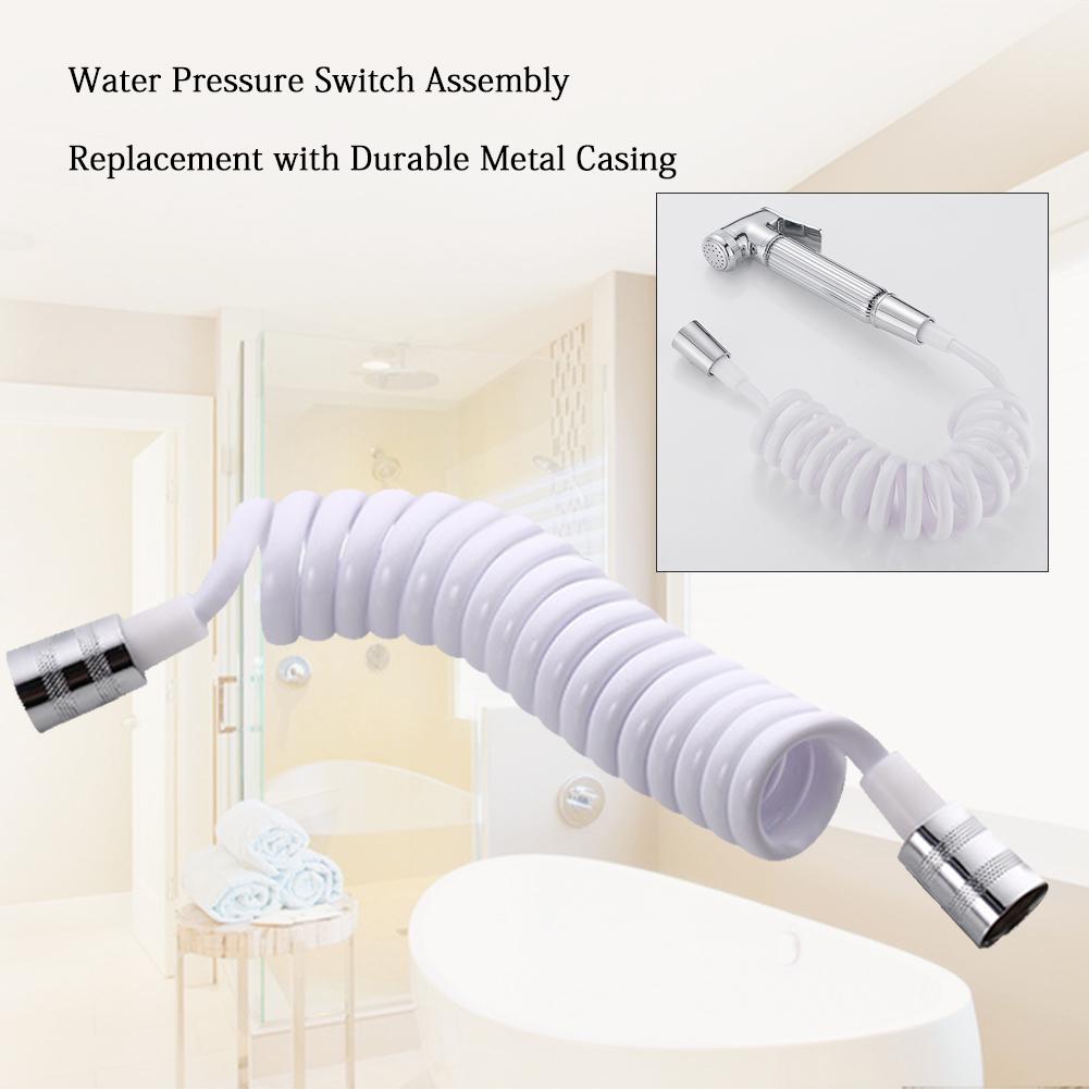 PU Bathroom Shower Coil Hose Telescopic Sprayer Pipe Shower Tube Toilet ...
