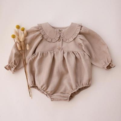 Cotton Baby Bodysuits for Spring Cute Infant Long Sleeve Romper Newborn Clothing