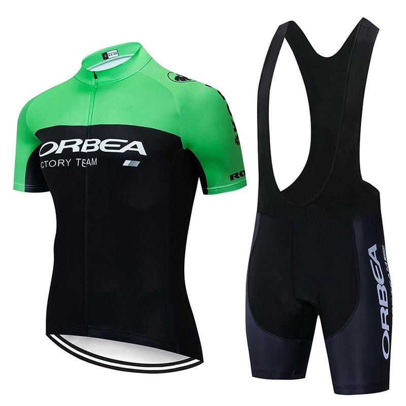 Summer Short Sleeve Set Tour De France ORBEA Team Cycling Suit Sports Roller Skating Suit Bicycle Outdoor Riding