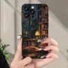 Hot Selling Indoor Bookshelf Pattern Phone Case for iPhone 17 16 15 14 13 12 11 Pro/ Max /Plus Anti-fall and Shockproof