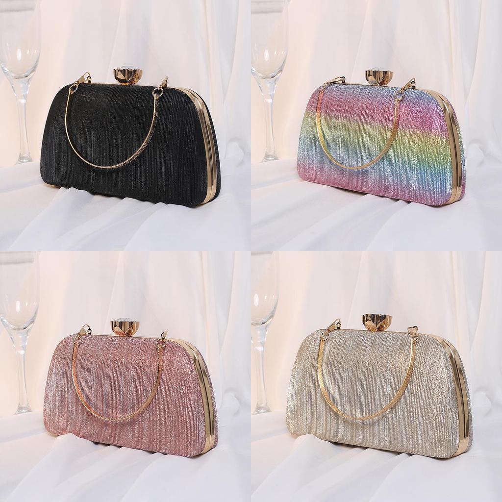 Pochette de soirée mode avec fermeture à fermoir pour femmes