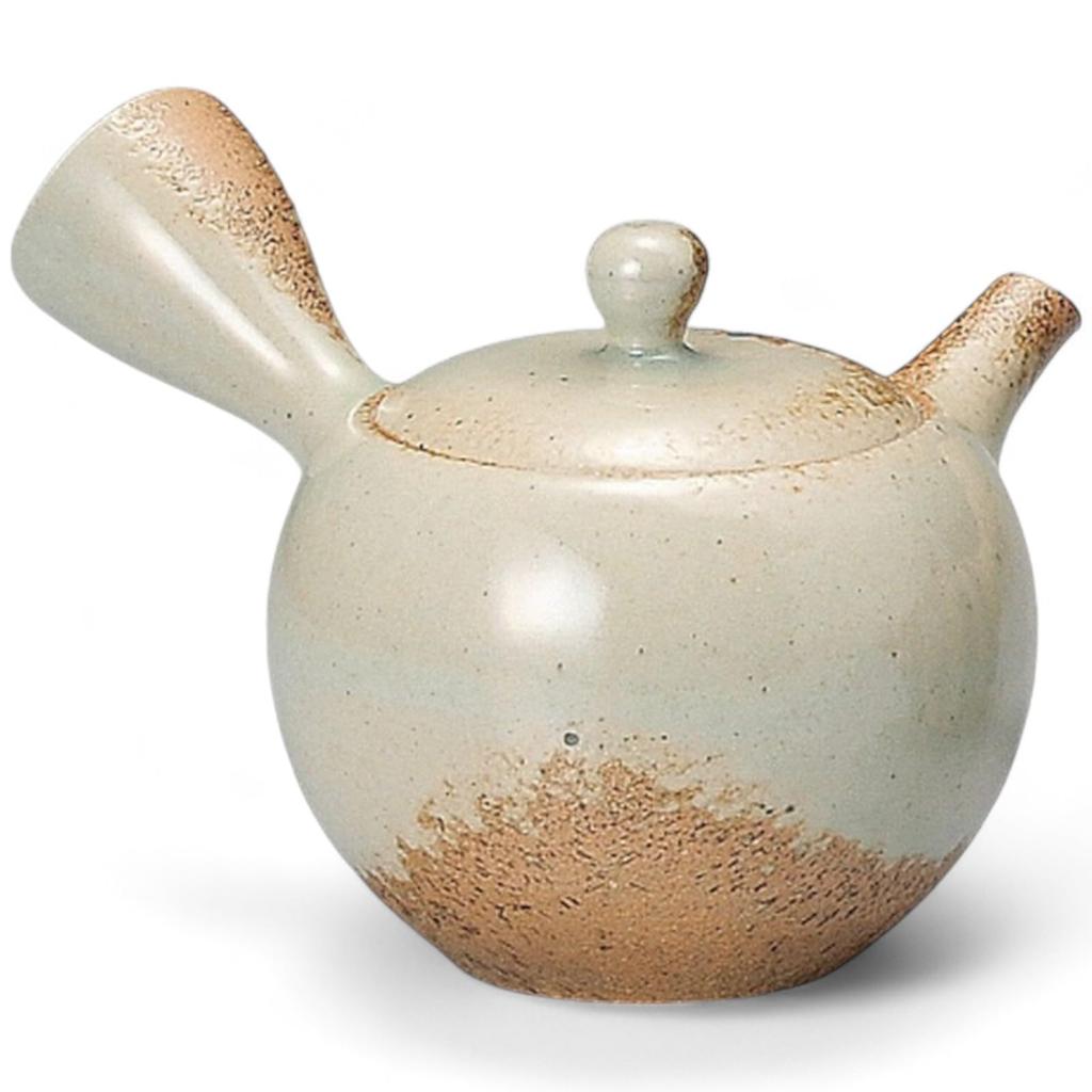 Nostalgia Tokoname Refreshing Mesh Teapot with Tea Made in Japan J-kitchens Showa-era Pot, Ware, Strainer, 320cc,