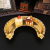 New Light Luxury Moon Floral Hollow Lace Tray Snack Tray Afternoon Tea Snack Tray Internet Celebrity Jewelry Pendulum Tray
