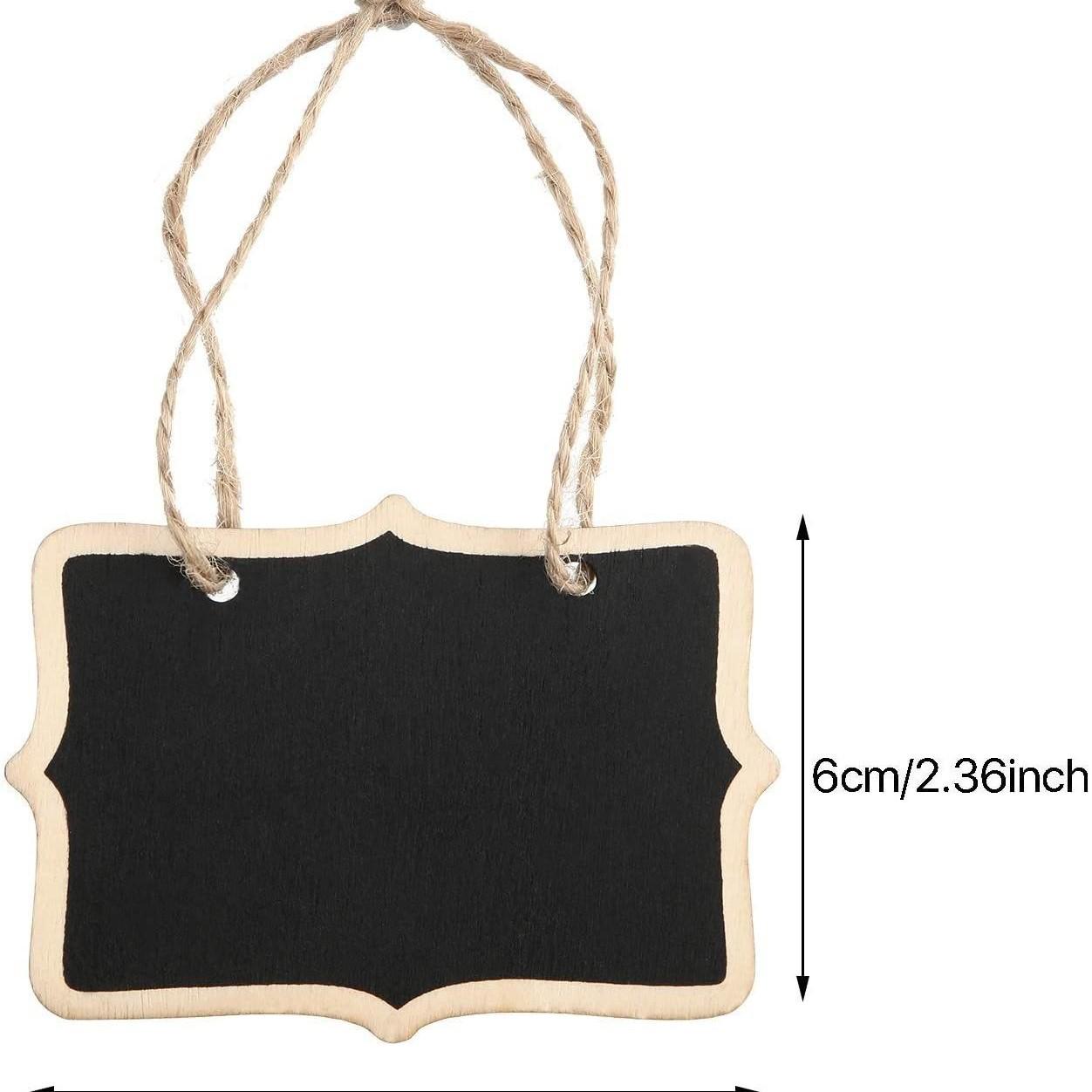 

Double-Sided Wooden Hanging Blackboard Sign for Coffee or Milk Tea Shops