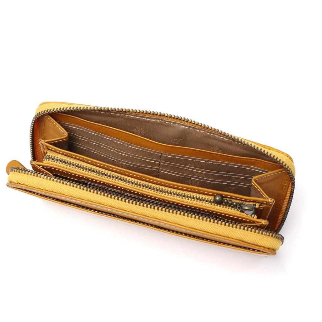 Long Wallet Round Zipper Orange [Dakota] Women's DA-31603-34