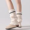 Harajuku Knitted Leg Cover Lolita JK Boots Cover Sweet Y2K Leg Warmers  Women
