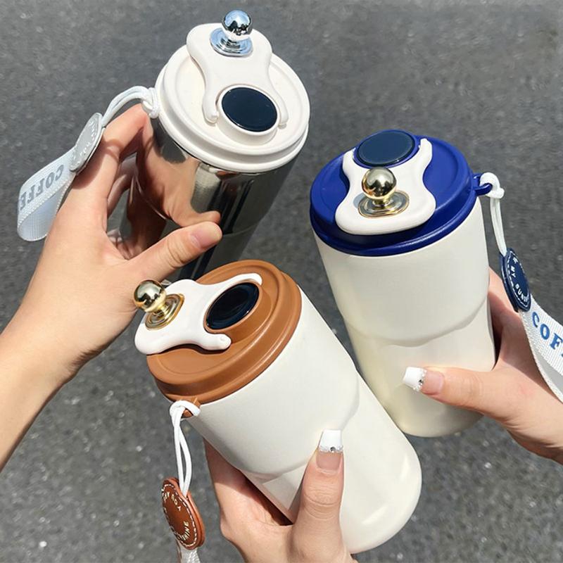 420ml Thermos Coffee Mug 316 Stainless Steel Smart Digital Temperature Display Vacuum Insulated Cup Water Bottle Hot and Cold