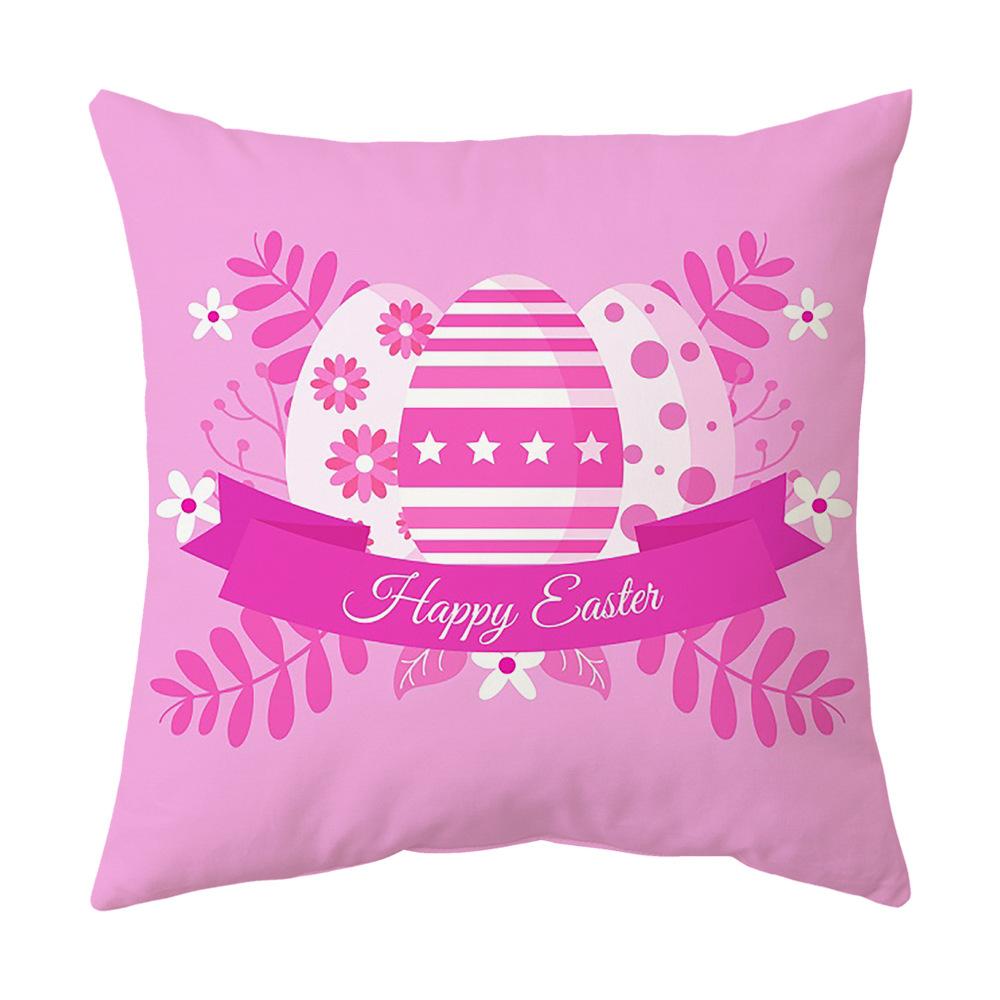 Easter Pillow Cover, Living Room Sofa Cover, Car Cushion Cover, Bay Window Cushion, Office Waist Protector