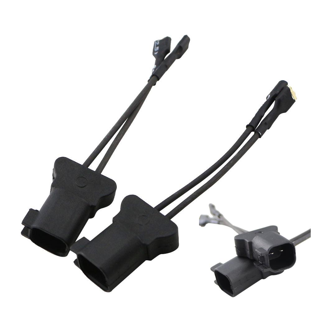 

2 шт. Автомобильный динамик, рожок, провод, гнездо, штекер, разъем для Ford Focus Fiesta Ecosport, для Chevrolet Cruze Aveo, для Buick, автозапчасти чёрный