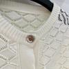 Trendy Knit Nan You Ou Rhombus Hollow Raglan Sleeve Cardigan - New Autumn Collection