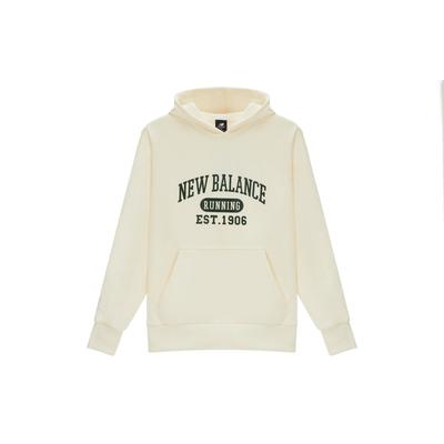 New Balance Sweatshirt Fall Winter Unisex Ecru AMT31313-CIC
