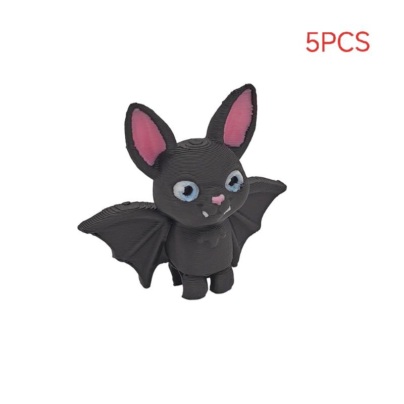 1/3/5Pcs Car Ornament Upside-Down Bat Statue Suitable For Home Desktop Decoration And Office Desk Display
