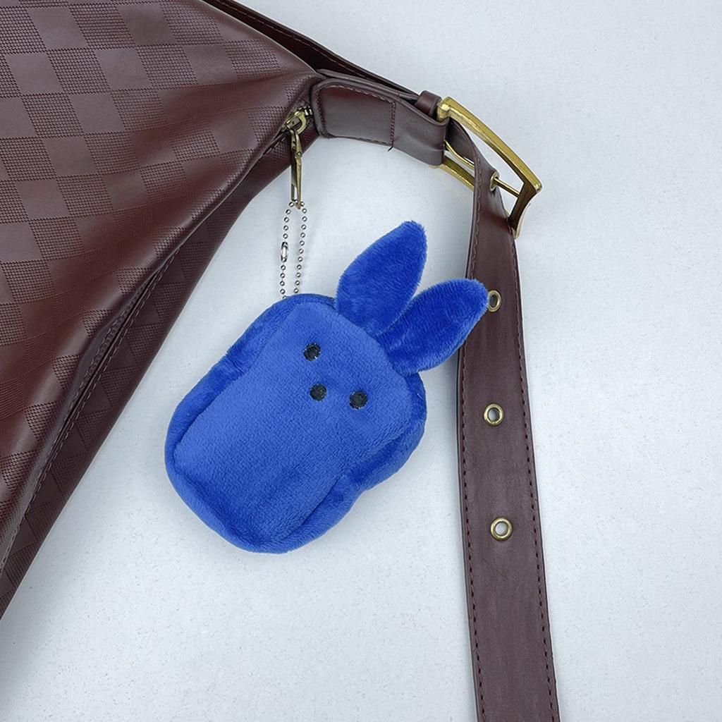 6 Pack Colorful Plush Coin Purse Cute Colorful Doll Creative Children's Coin Purse School Bag Pendant Fashion Storage Bag
