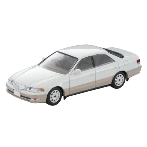 Tomytec Tomica Limited Vintage Neo 1/64 Scale LV-N311c Toyota Mark II 2.5 Grande (1998 Model) White/Gold, Finished Model (Product Number: 332732)