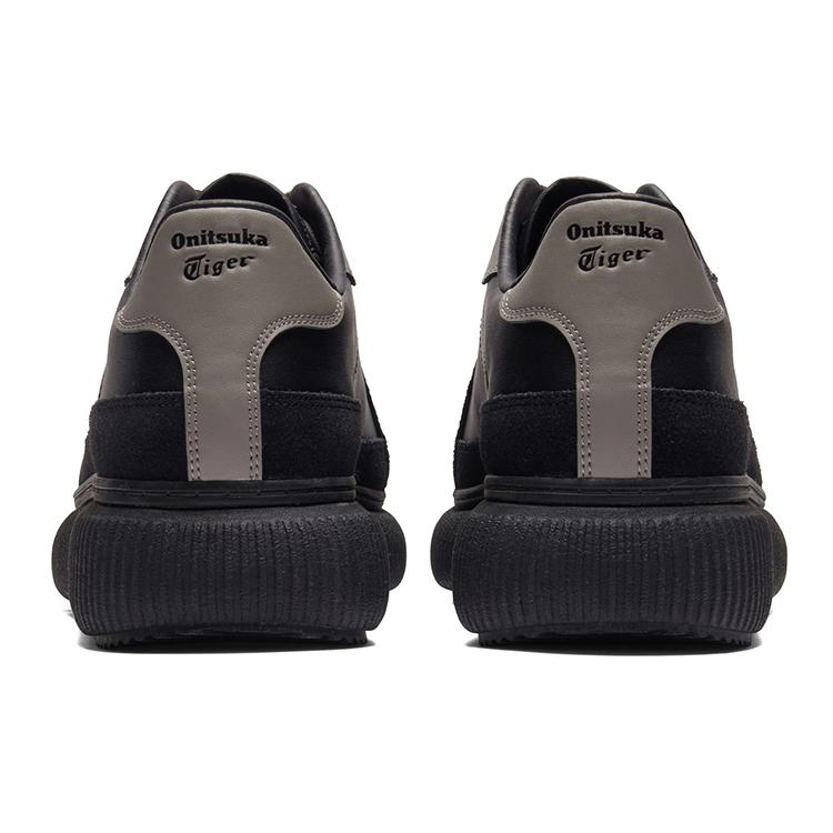 Onitsuka Tiger Delecity Abrasion Resistant Height Increasing Low Top Casual Shoes Unisex Black Gray Sneakers 1183B874-001