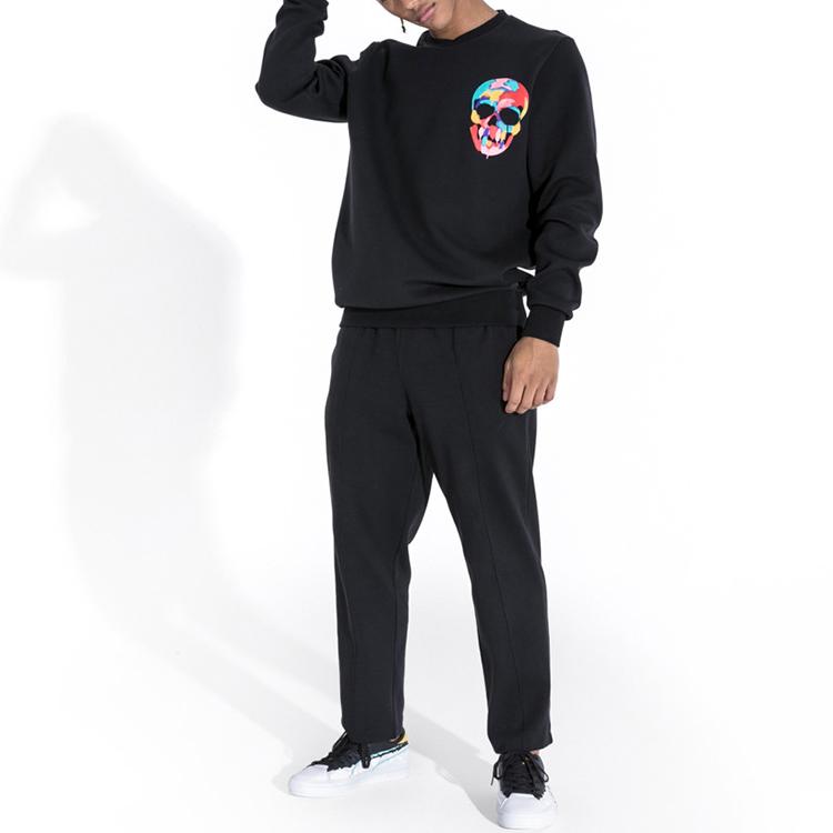 Puma X BT Crew Oversized Printed Sweatshirt Men Tops Black 578228-01