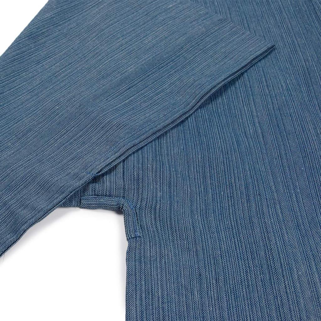 Ryokan Yukata Set Ryokan and Haori [KYOETSU] Women's 4-Piece (Haori, Yukata, Obi, Cord) (Yukata - 150, - Blue)