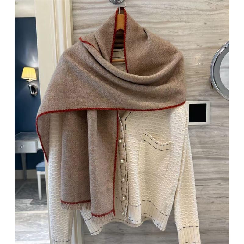 NINA SOLOR Cloud-Soft Cashmere Long Scarf