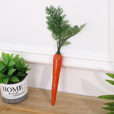 Fake Carrot Green Leaves Design Decorative Long Lasting Attractive Simulation Carrot False Fruit Vegetable Model Decor Home Supplies