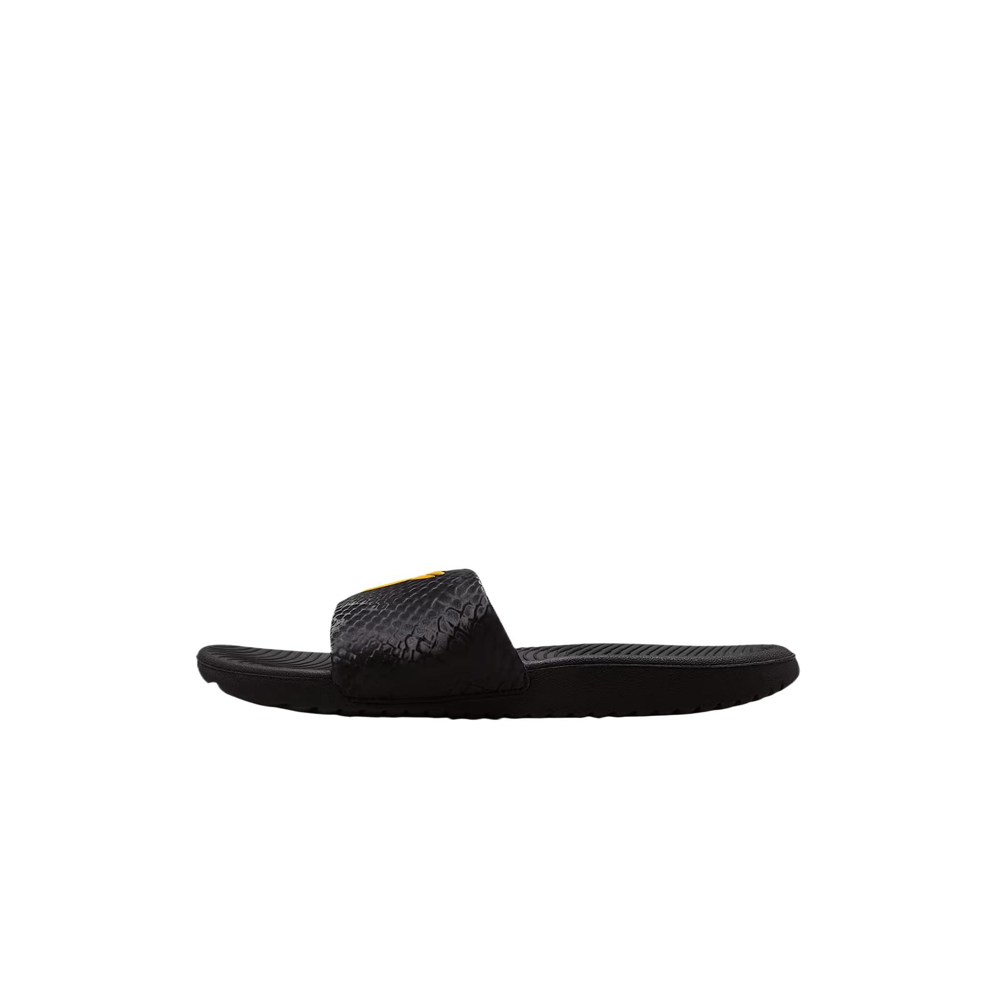 (GS) Nike Kobe Kawa Slides Black University Gold Kids IF2871-003 EU 37.5