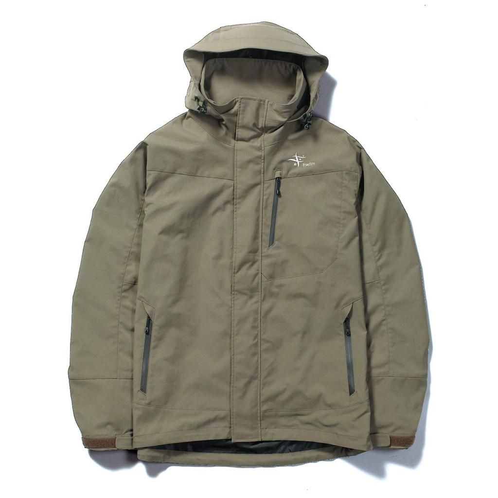 Foxfire Dark Khaki Rain Jacket Size L Men's (5113026),