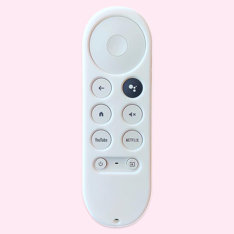 Soft Silicone Case For 2020 Google Chromecast 4K Snow Remote Protective Cover Shell Non-Slip For Chromecast Smart Tv Remote