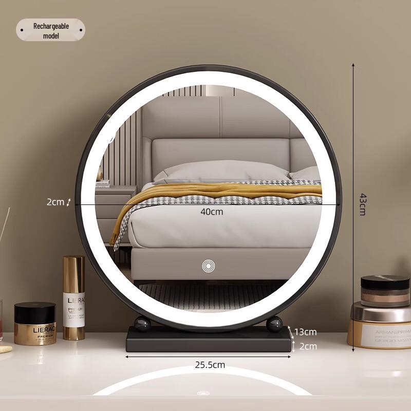 Handun Rechargeable Smart Vanity Mirror with LED Light