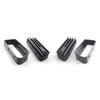 2Pcs Seite Fender Vent Grill Anti-korrosion Perfekte Spiel ABS Seite Fender Luftstrom