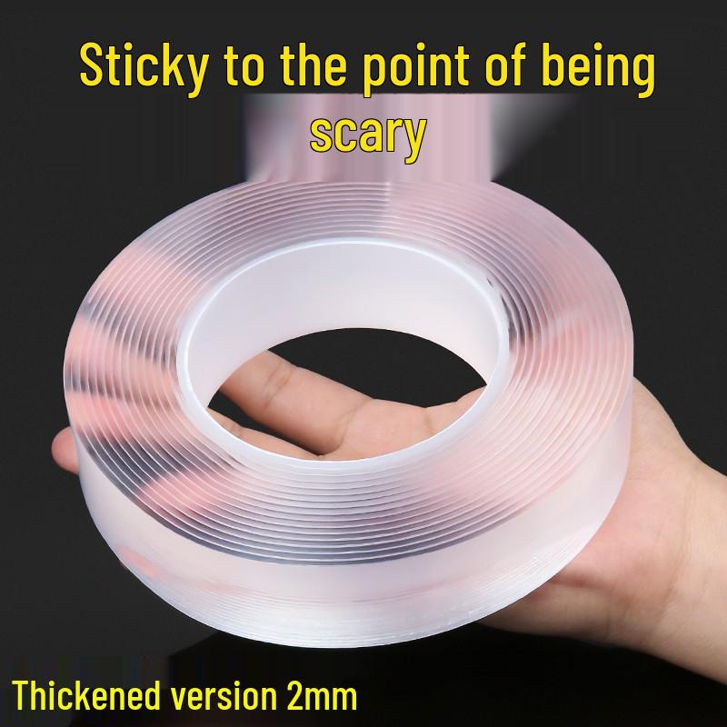 High-Viscosity Clear Waterproof Nano Tape - Strong, Traceless, Double-Sided Acrylic Adhesive