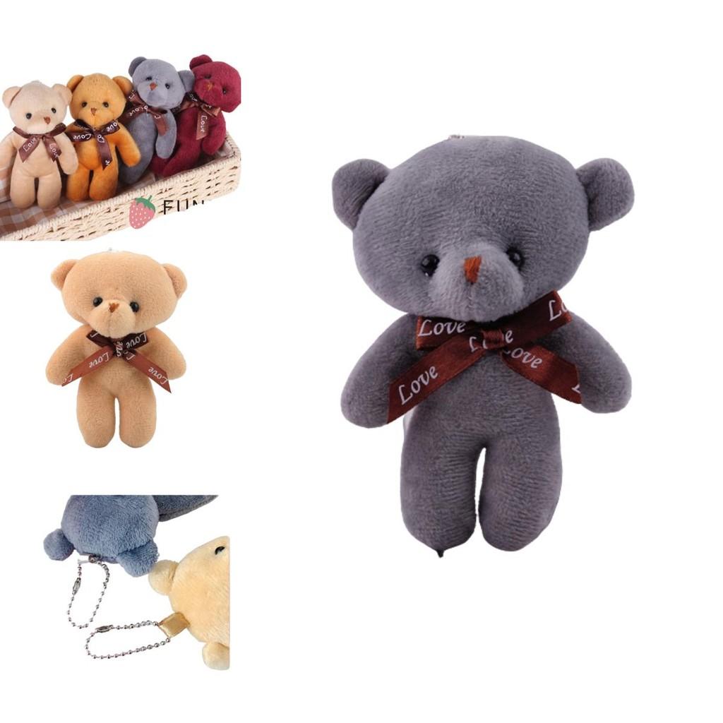 Weiches und langlebiges Teddybär-Plüschtier-Schlüsselanhänger für Tasche oder Auto