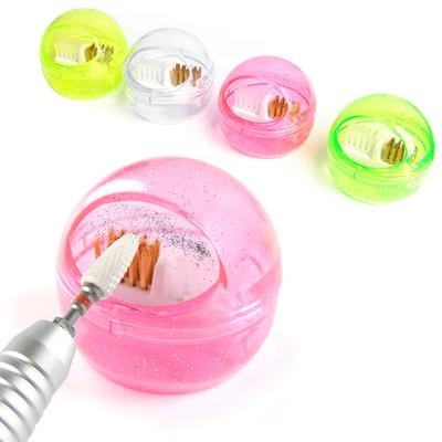Professionelle Nagel Bohrer Bits Reinigung Ball Staub-proof Nagel Werkzeug Abnehmbare Abdeckung Nagel Fräser Maniküre Werkzeug Pediküre