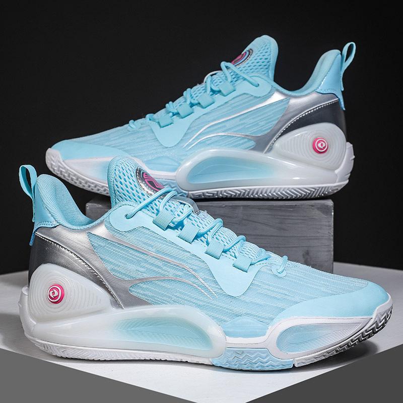 Mesh Couple Basketball Shoes for Men and Women Breathable Wear-resistant Non-slip Comfortable Casual Sports Shoes
