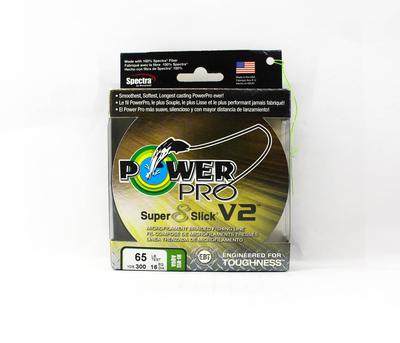 POWER PRO Super 8 Slick Version 2 Spectra Line 65lb by 300yds Aqua (8691)