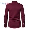 Cozy Up Men's Dress Shirts Long Sleeve Wrinkle-Resistant Casual Button Down Shirt