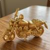 Motorcycle Figurine Metal Motorcycle Model Miniature Antique-Style Sculpture Mechanical for Collectors, Desk, Shelf