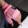 1Pair USB  Rechargeable Electric Heated Gloves Hand Warmer Winter Warm Gloves Heating Gloves  Bike