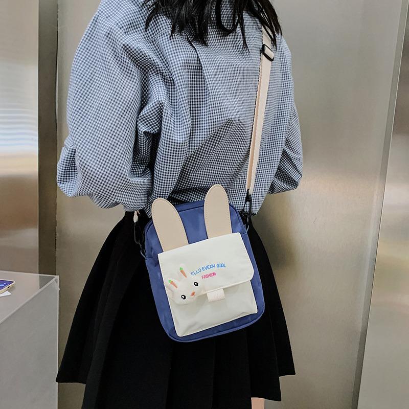 Women's Bag New Small Square Bag Fashionable Contrasting Color Shoulder Bag Original Messenger Bag