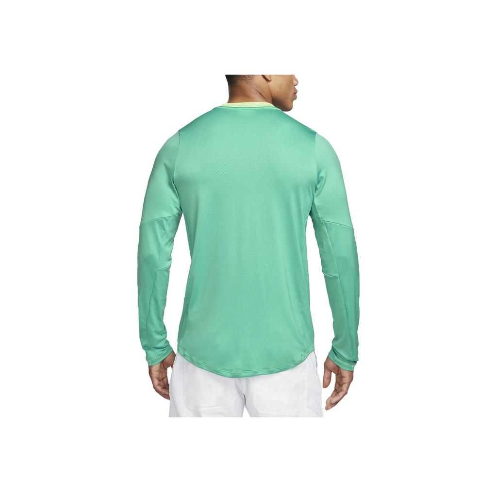 Nike Court Dri-FIT Advantage Logo Print Comfortable Crewneck Sweatshirt Men Sweatshirt Green DD8370-392