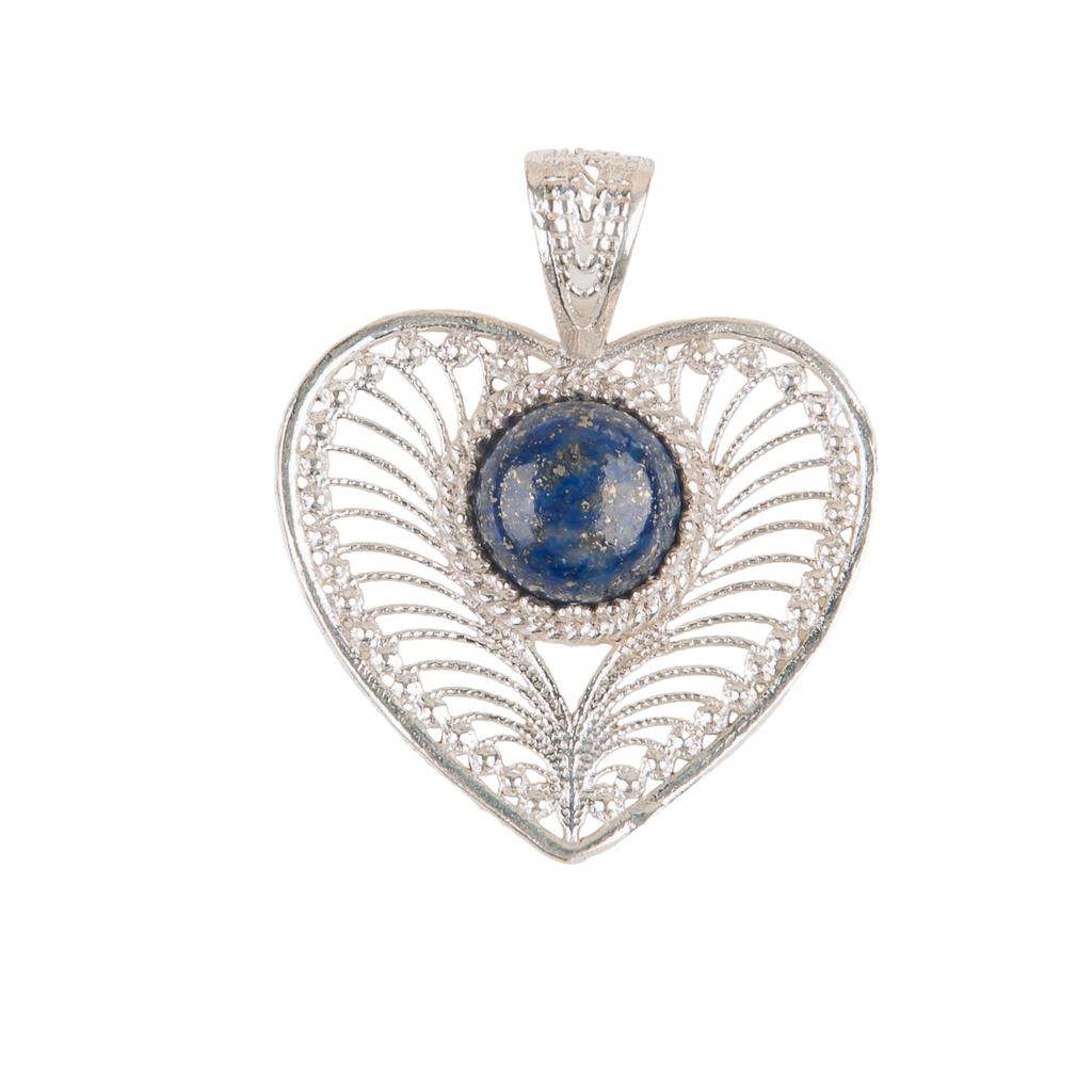Lapis Lazuli Gemstone 925 Sterling Silver Jewelry Pendant For Engagement Gift CP-15-35